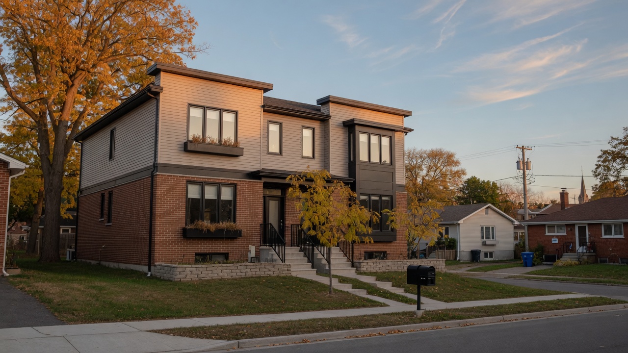 Residential building in a Hamilton Mountain neighbourhood