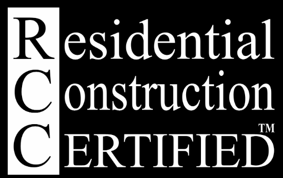 Residential Construction Certified (RCC) designation badge