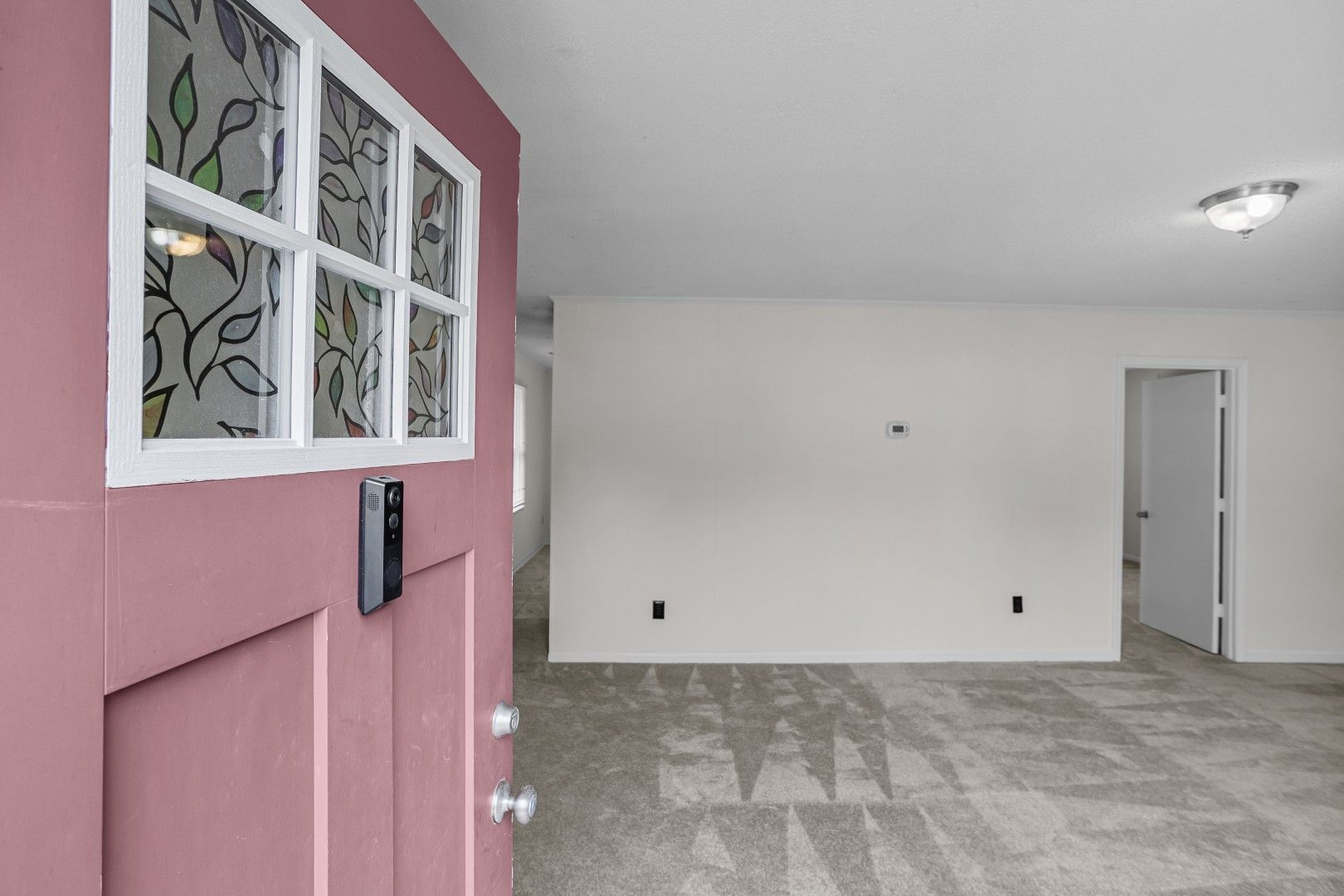 View from front door looking into the living space