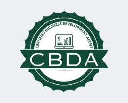 Certified Business Development Agent (CBDA) designation badge