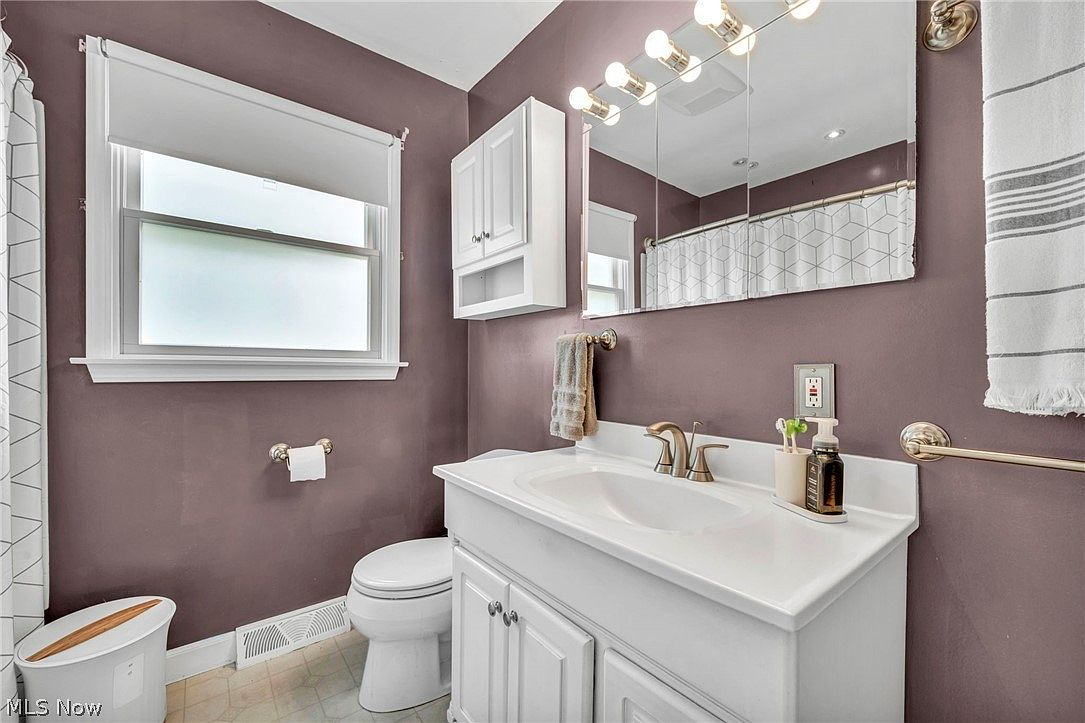 Bathroom with updated vanity