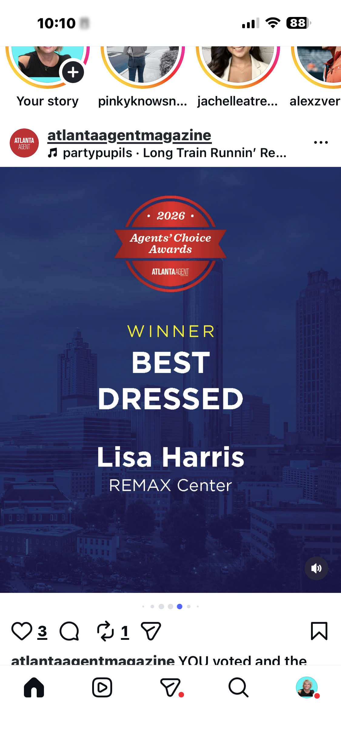 Lisa Harris 2026 Agents Choice Award Best Dressed Atlanta Agent Magazine