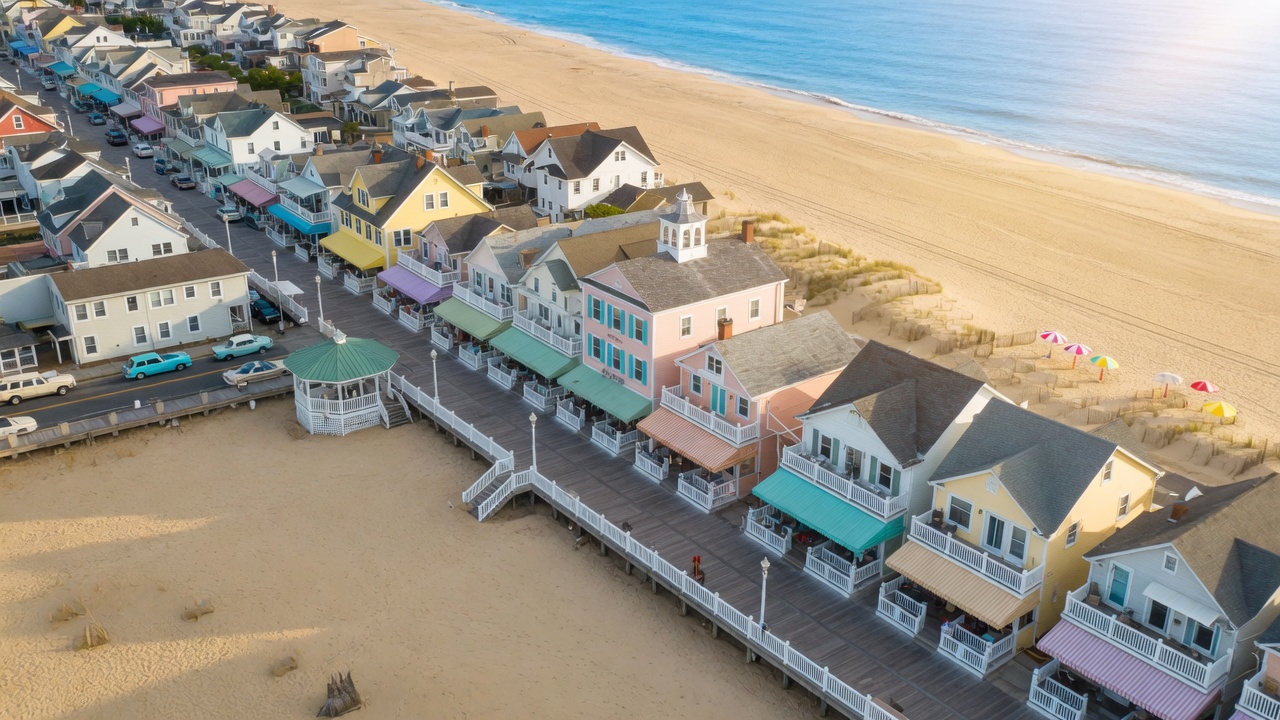 Jersey Shore coastal community along the Atlantic County shoreline