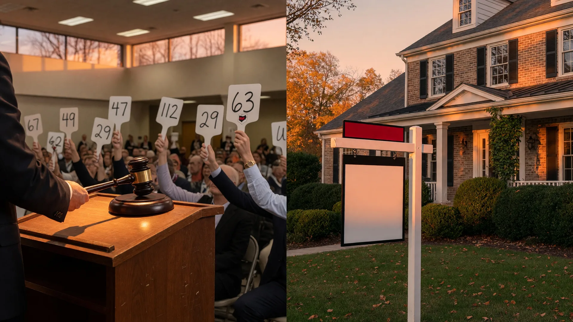 Auction vs traditional listing comparison