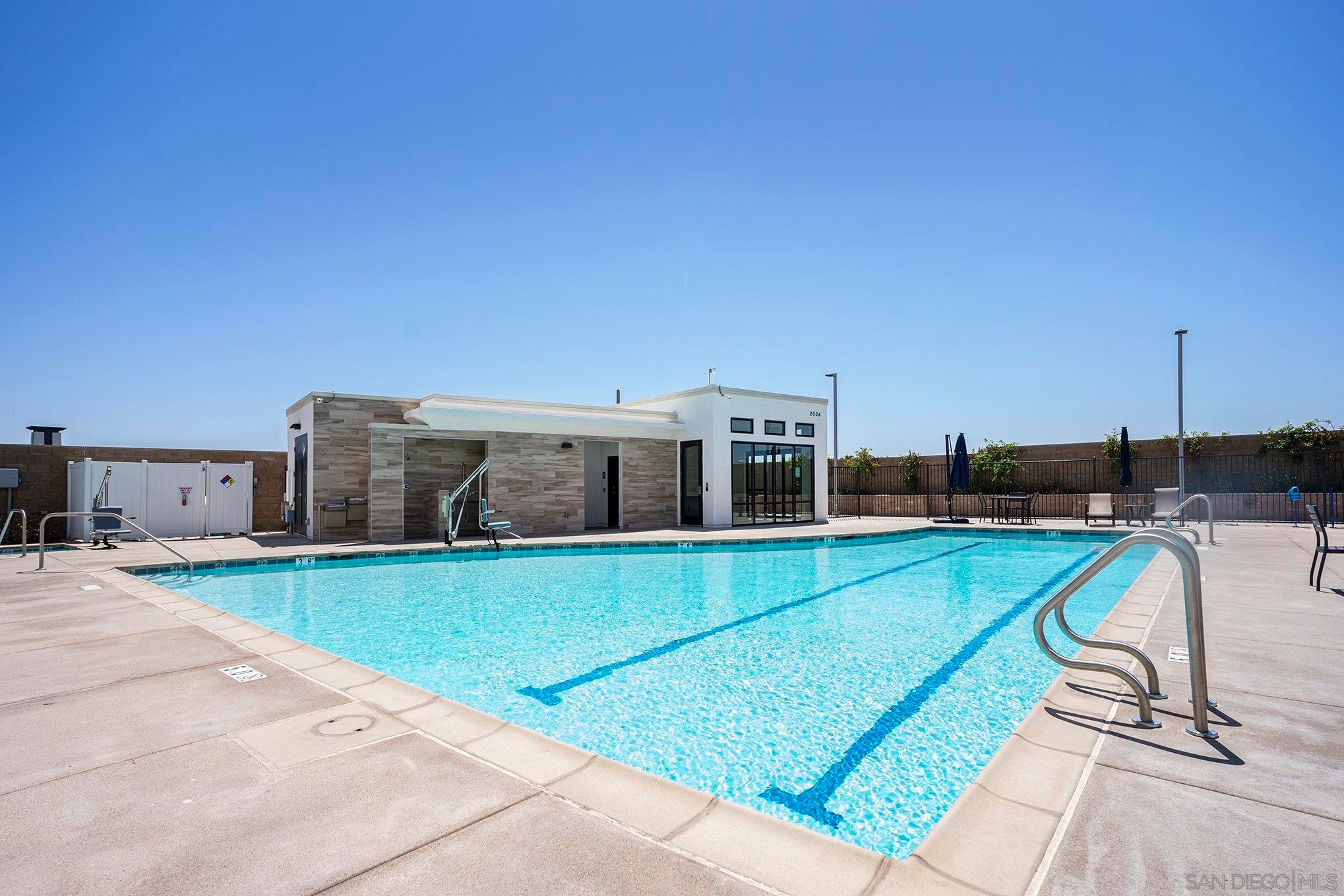 Community swimming pool at Otay Ranch