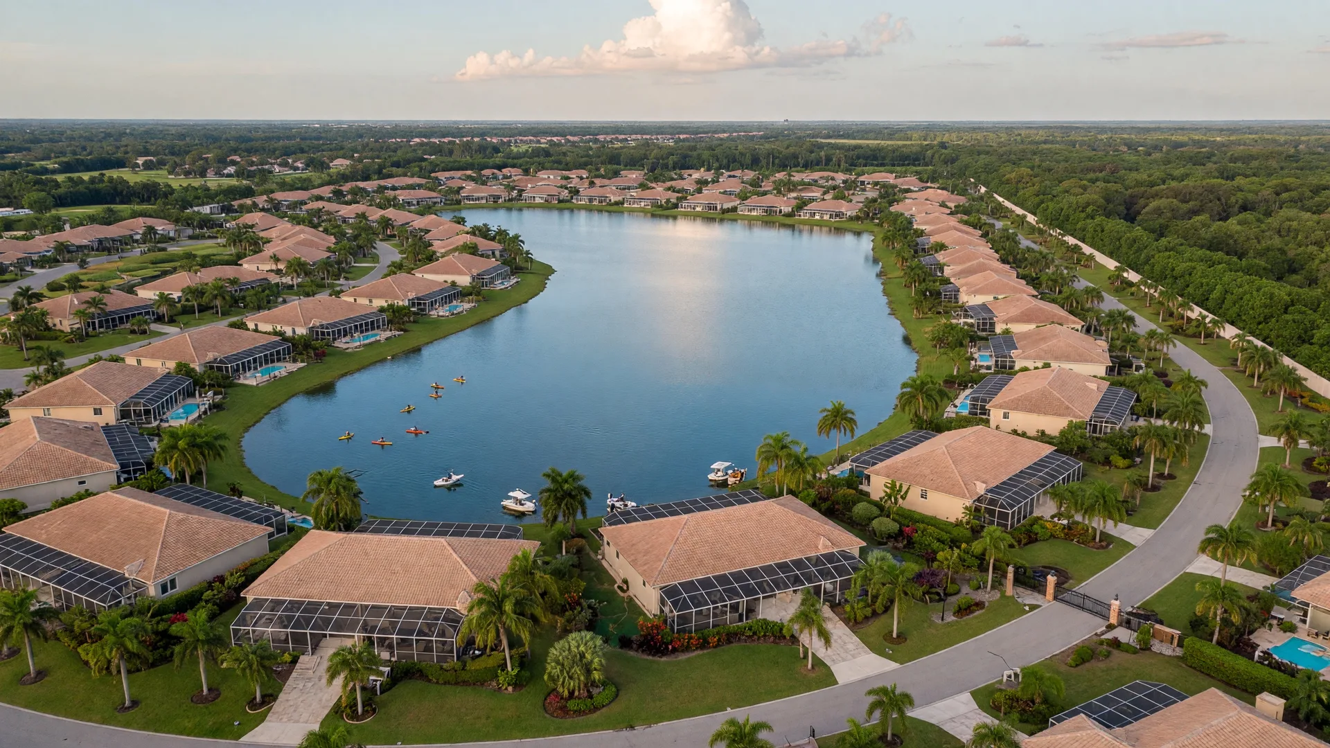 Longshore Lake community in Naples, Florida