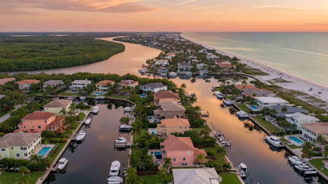 Bonita Bay community in Bonita Springs, Florida