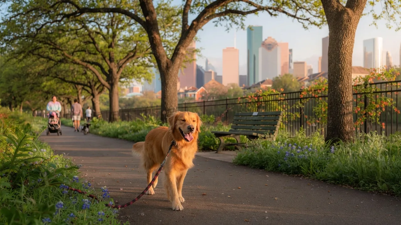 A Dog Owner's Guide to Houston Heights: Parks, Trails & Dog-Friendly Patios