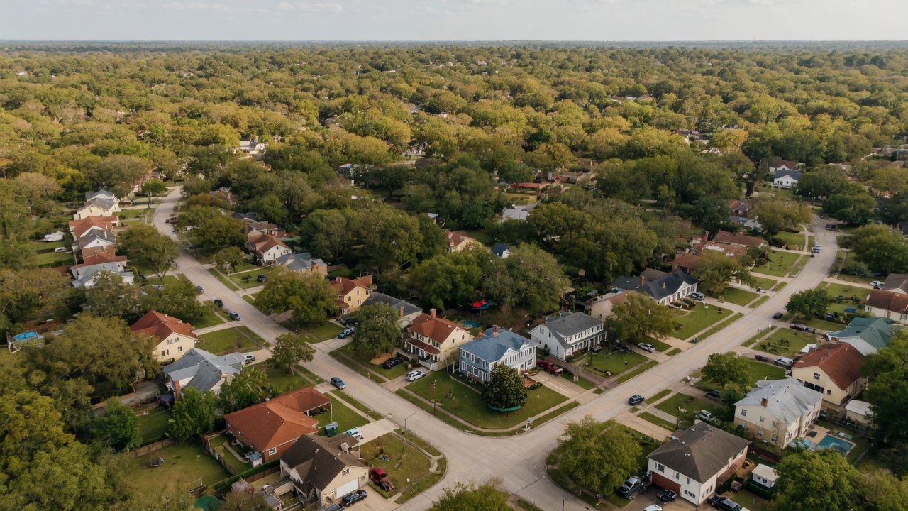 Garden Oaks neighborhood in Houston
