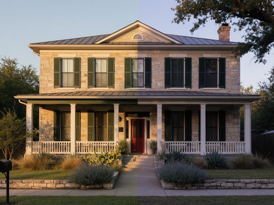 A Texas Hill Country family home representing the difficult decisions heirs face when one wants to keep an inherited property and the others want to sell