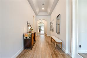 Main entryway hallway at 16903 Lupine Meadow Lane in The Groves, Humble, Texas