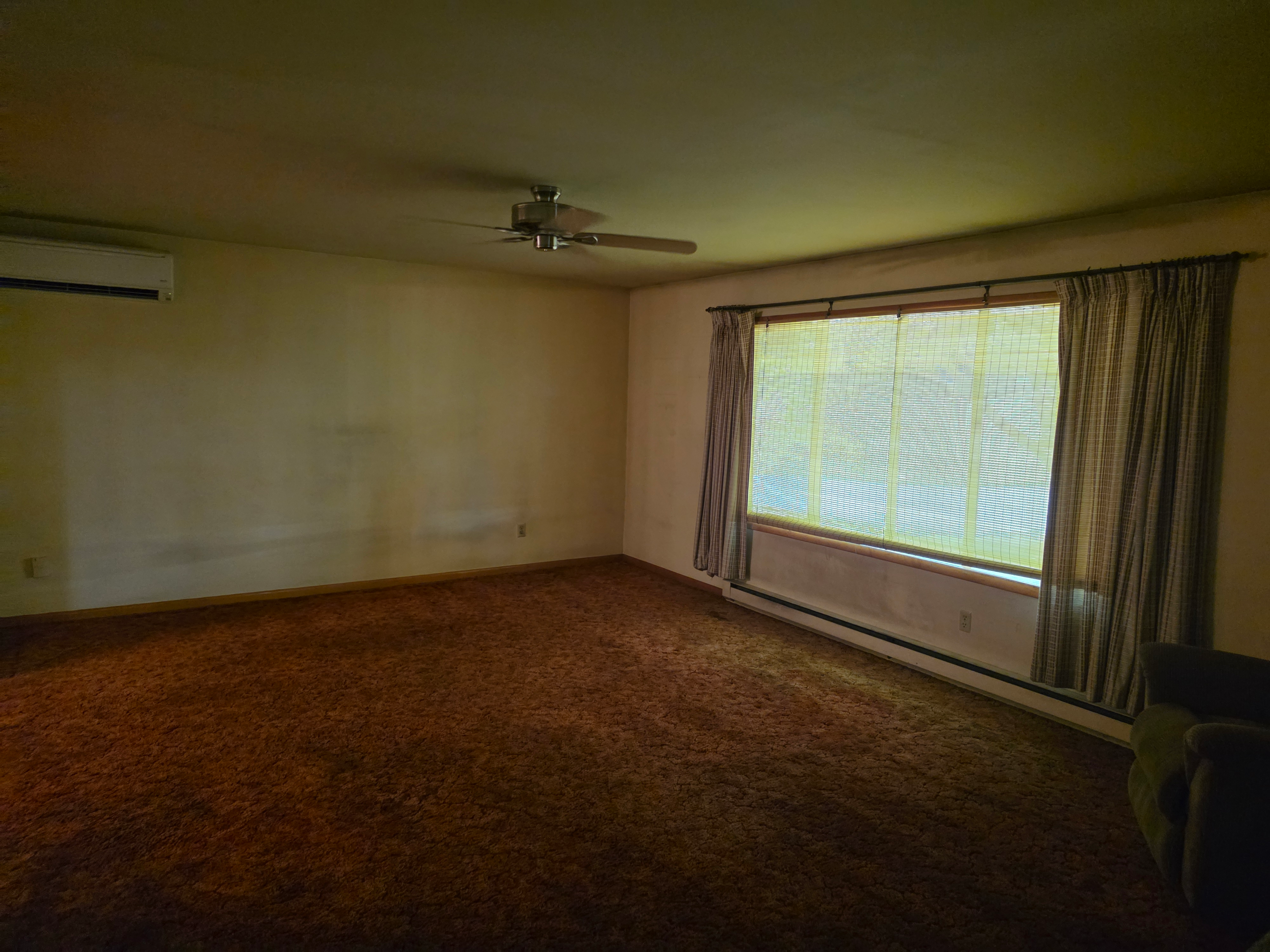 Living room with natural light