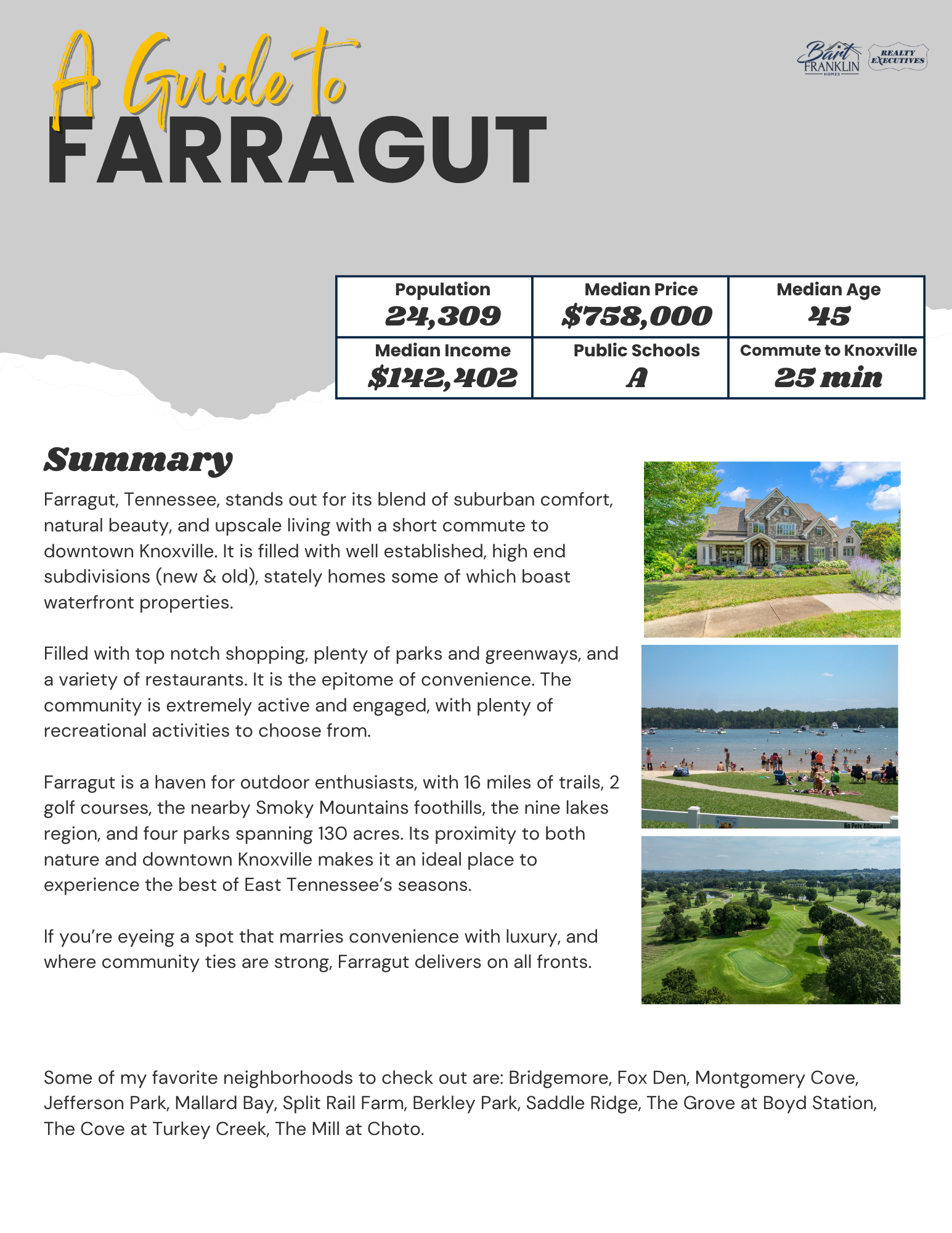 Farragut community guide