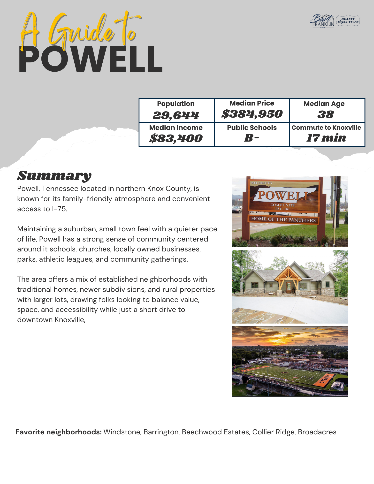 Powell community guide
