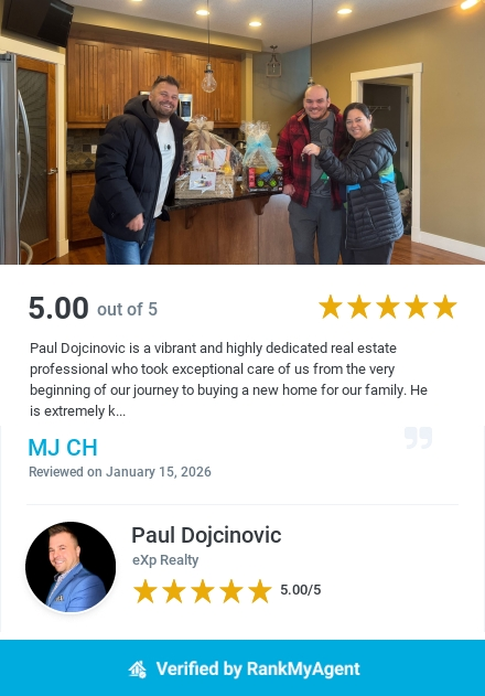 Paul handing keys to clients