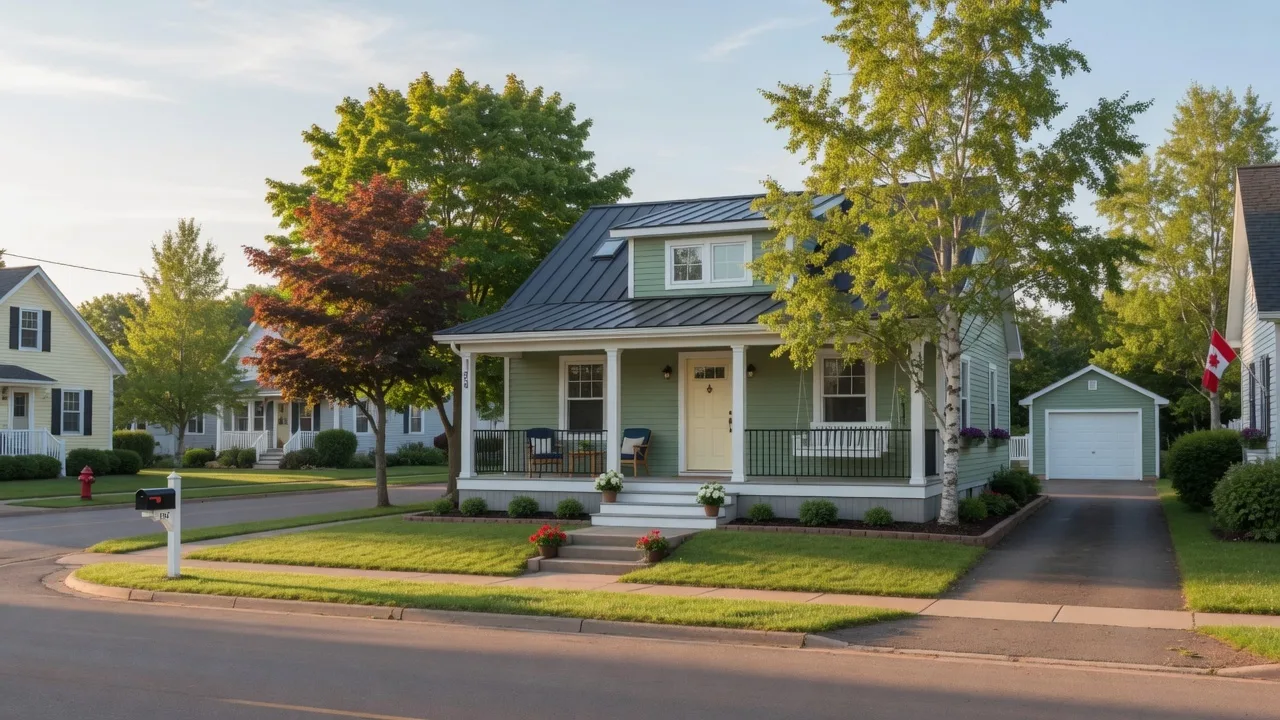 A well-maintained bungalow in a quiet Prince Edward Island neighbourhood