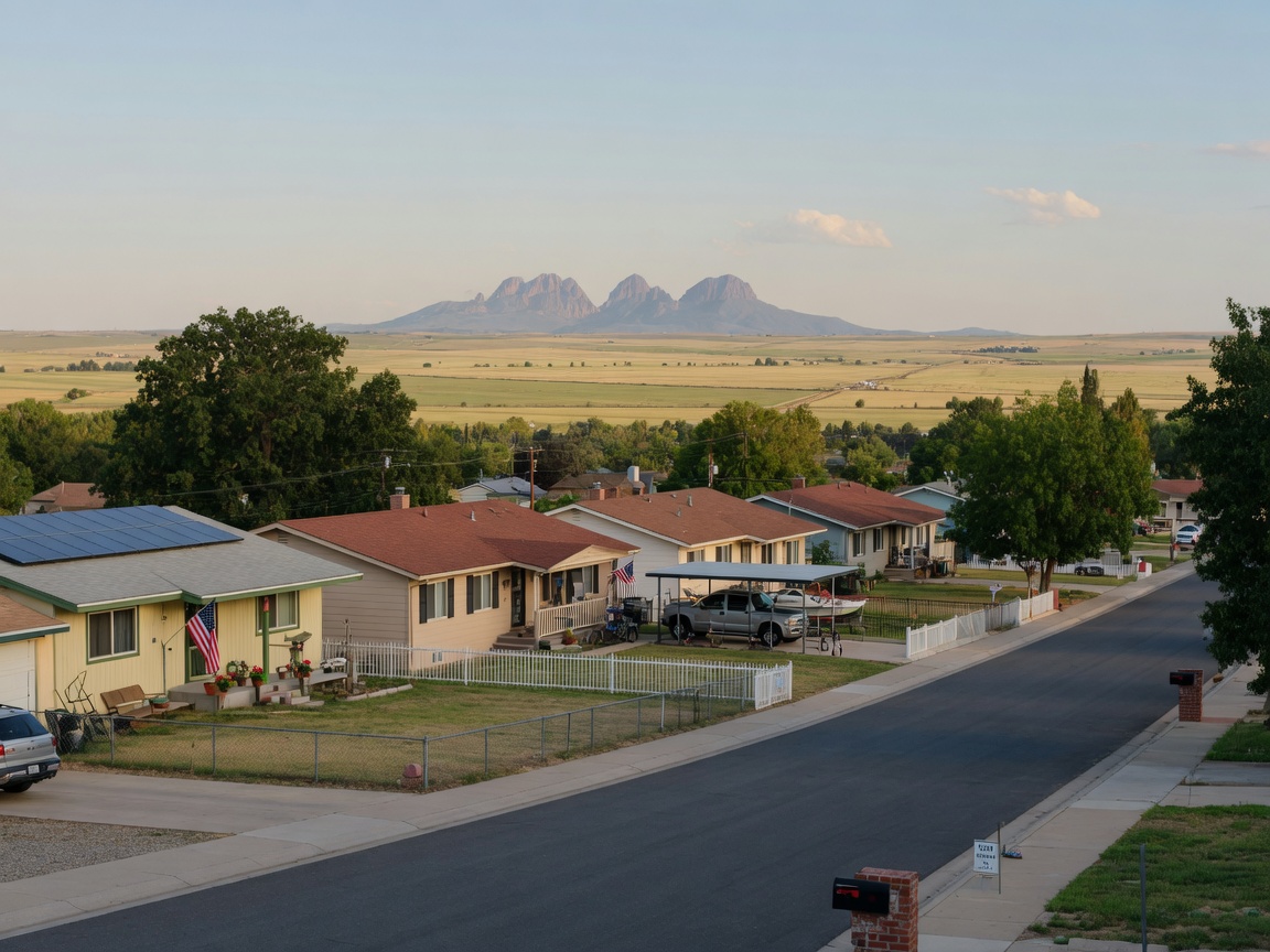 Residential neighborhood in Linda, California with single-family homes and flat Central Valley landscape near Beale AFB