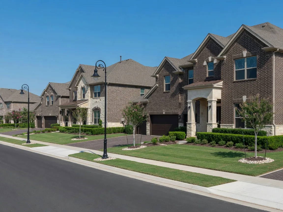 New construction craftsman-style homes in Arvada — foothills terrain, tree-lined streets, mountain views, northwest metro community