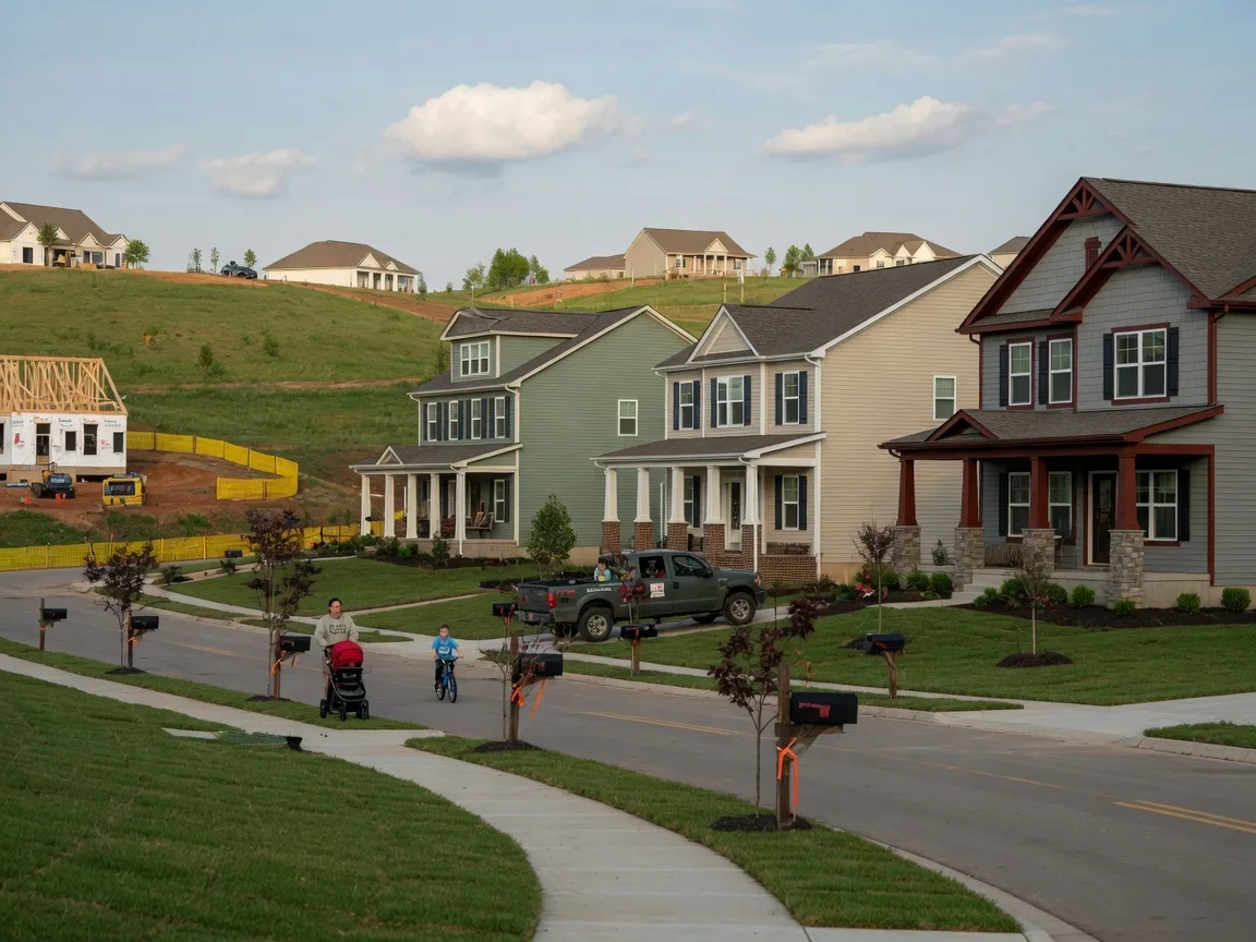 New construction homes in Clarksville Montgomery County with traditional and craftsman architecture and military-family-oriented community design
