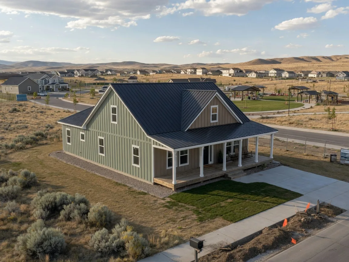 Kuna's historic downtown area with local businesses, small-town character, and the rural-suburban feel of this fast-growing south Ada County city