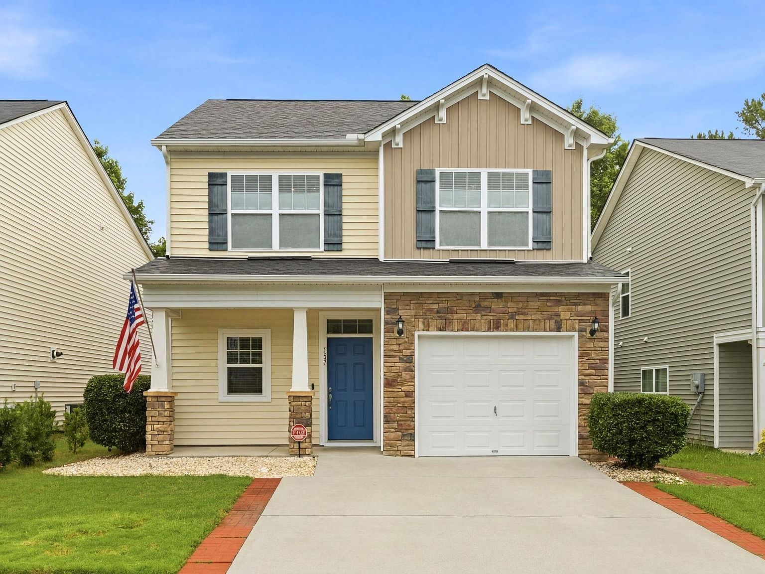 Front exterior of home at 157 Autumn Stroll Ct, Lexington SC