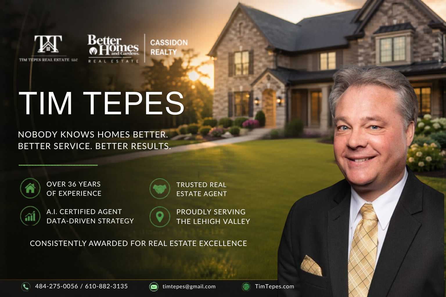 Tim Tepes PA Licensed Associate Broker - Lehigh Valley Real Estate