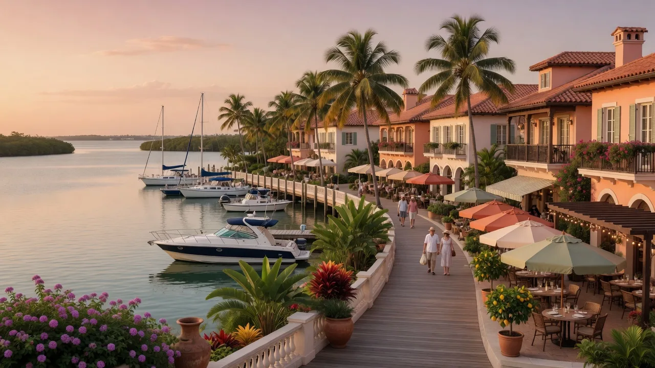 Park Shore luxury high-rise condominiums along Gulf Shore Boulevard in Naples, Florida