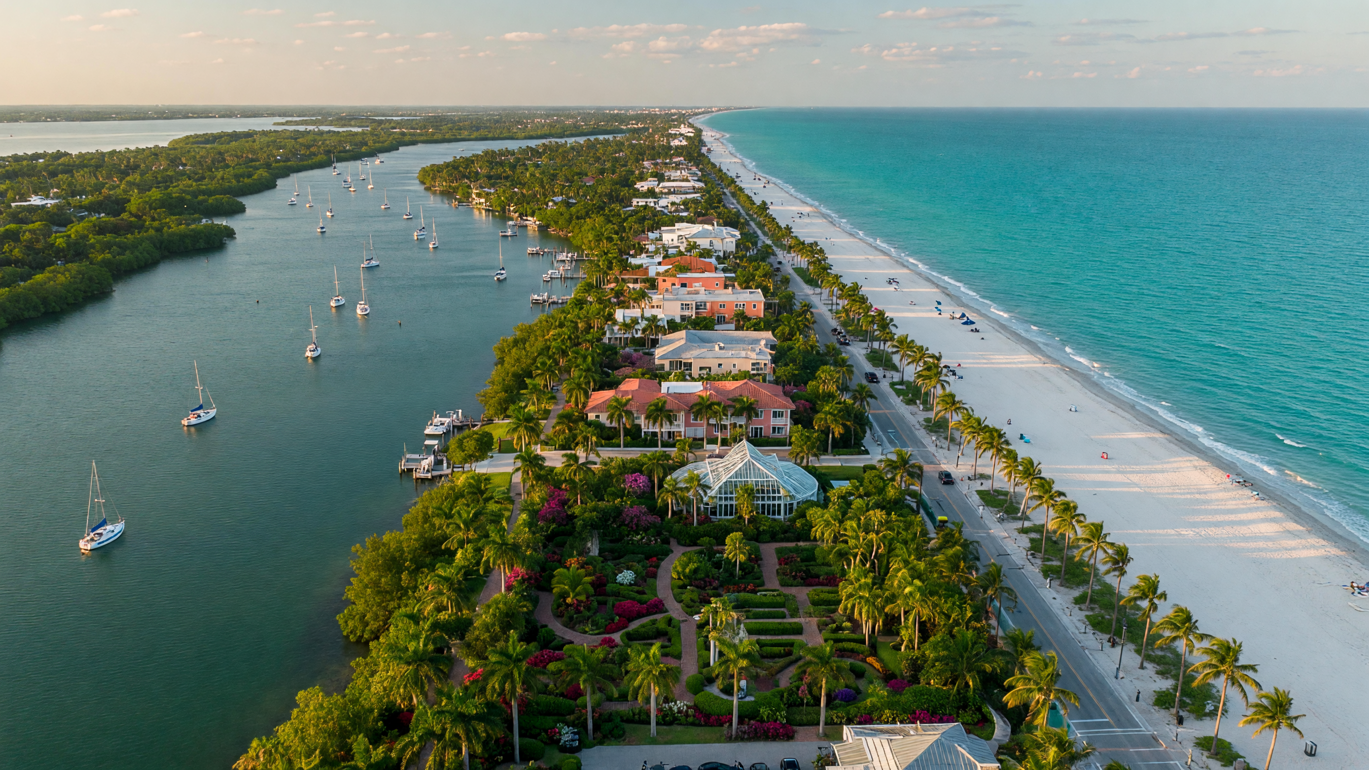 Indian River County, Florida — pristine Vero Beach barrier island with the Indian River Lagoon