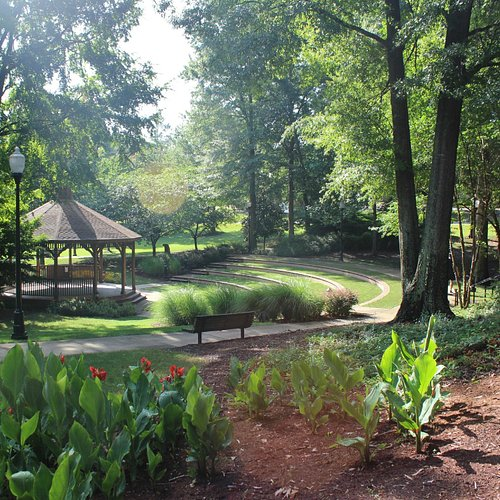 Gazebo and amphitheater at Whitt Cline Community Park in Irmo, South Carolina