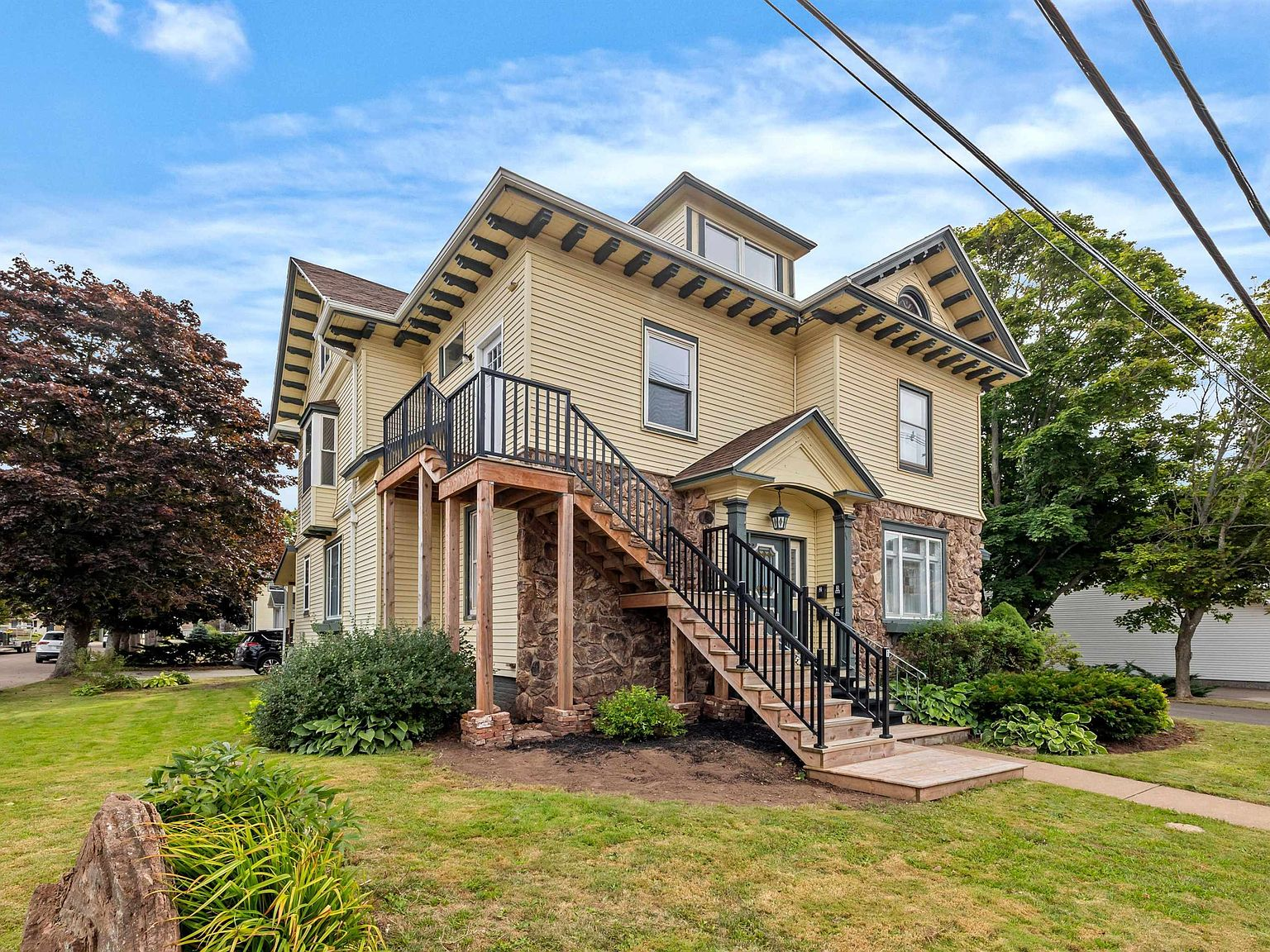91 Central St, restored century home exterior, Summerside PEI