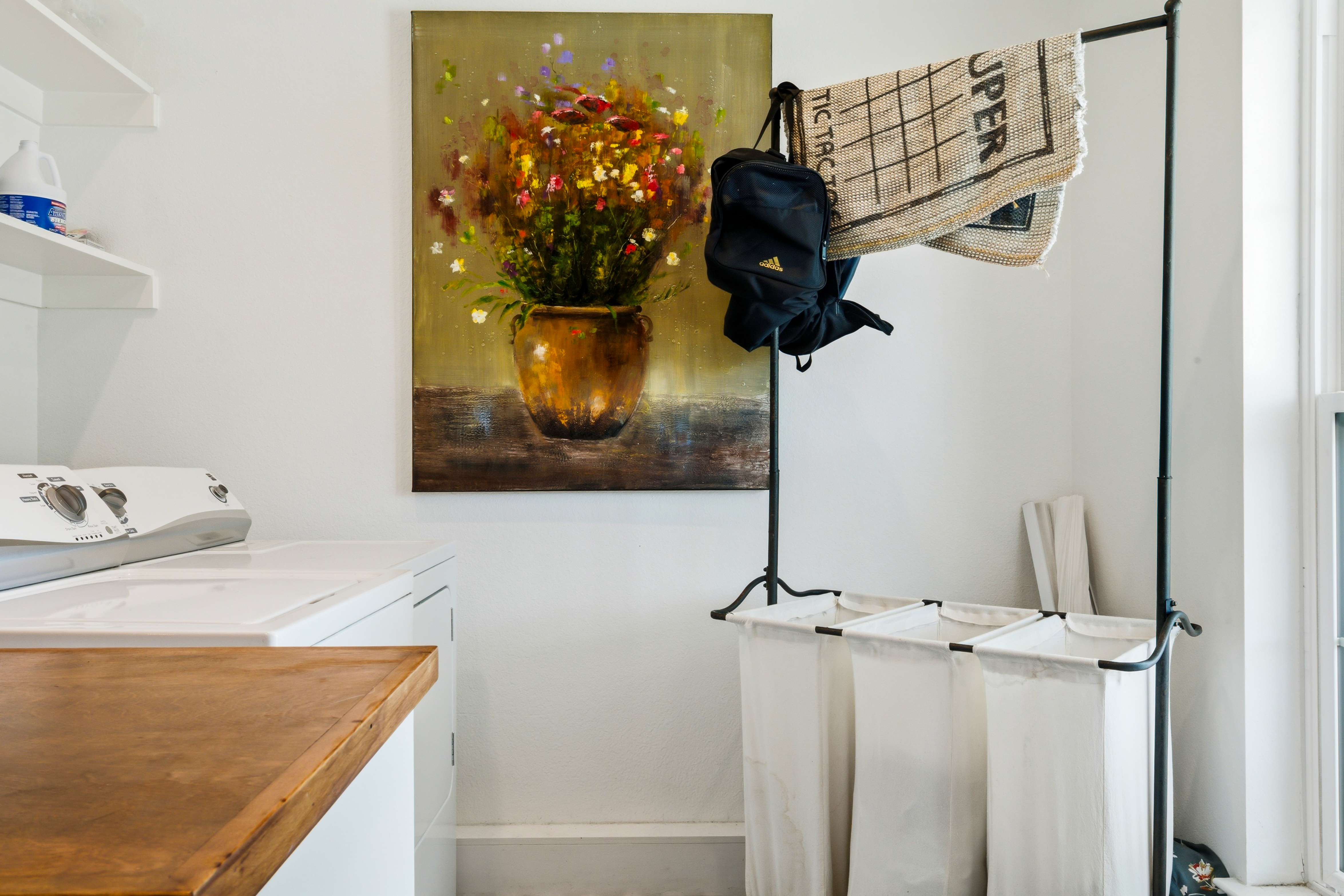 Laundry and utility room workspace