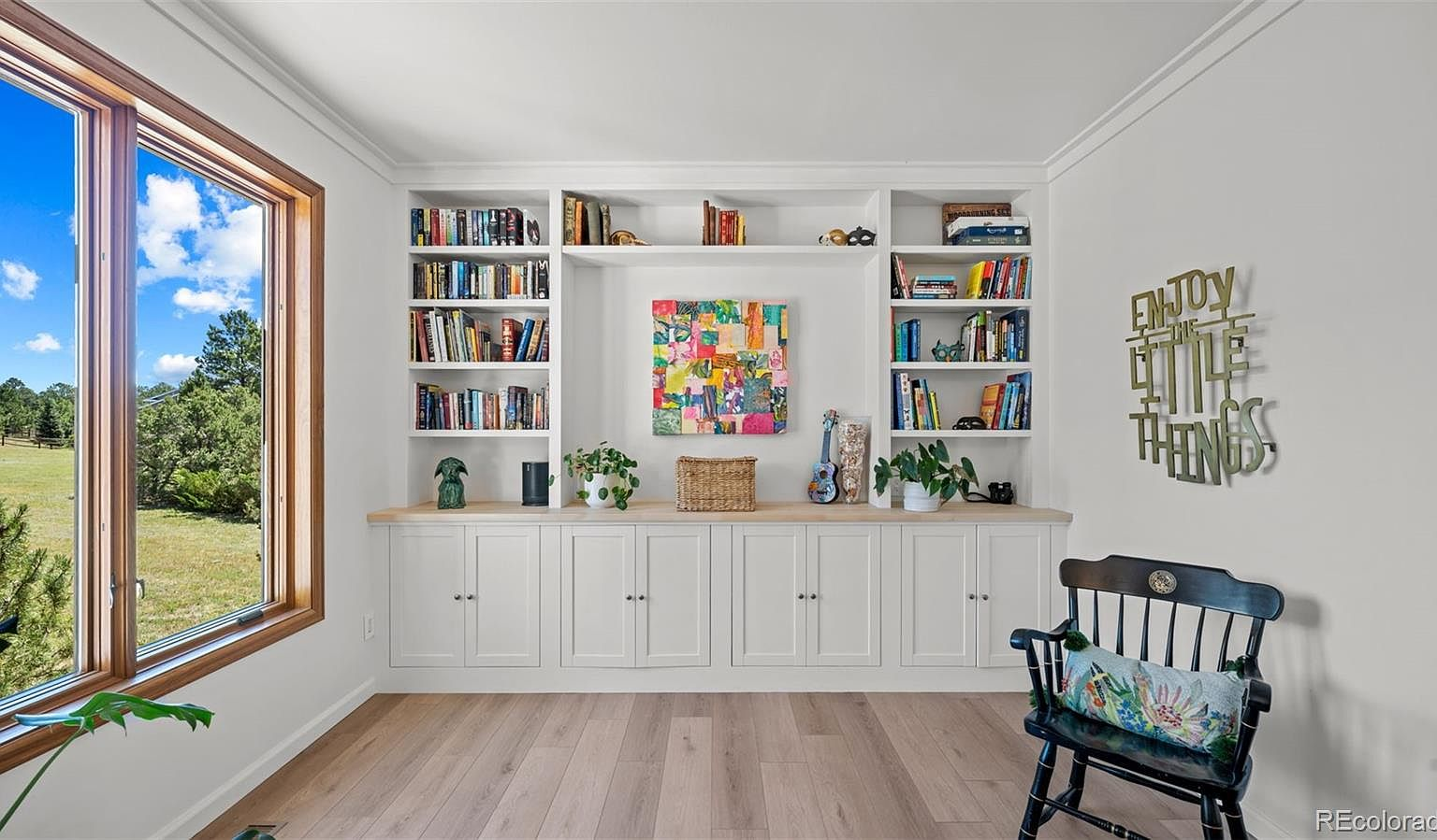 Custom built-in bookcases