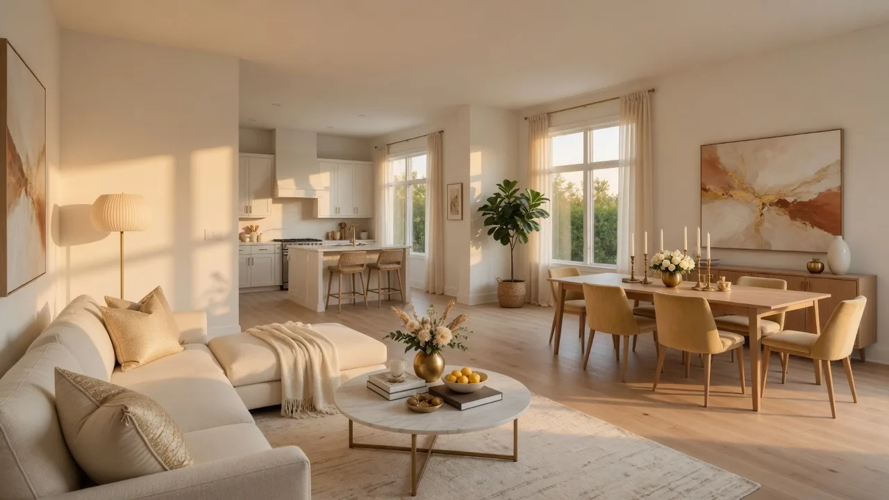 Staged home ready for sale