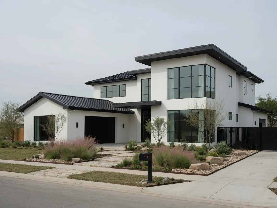 Modern new-construction home in North Texas