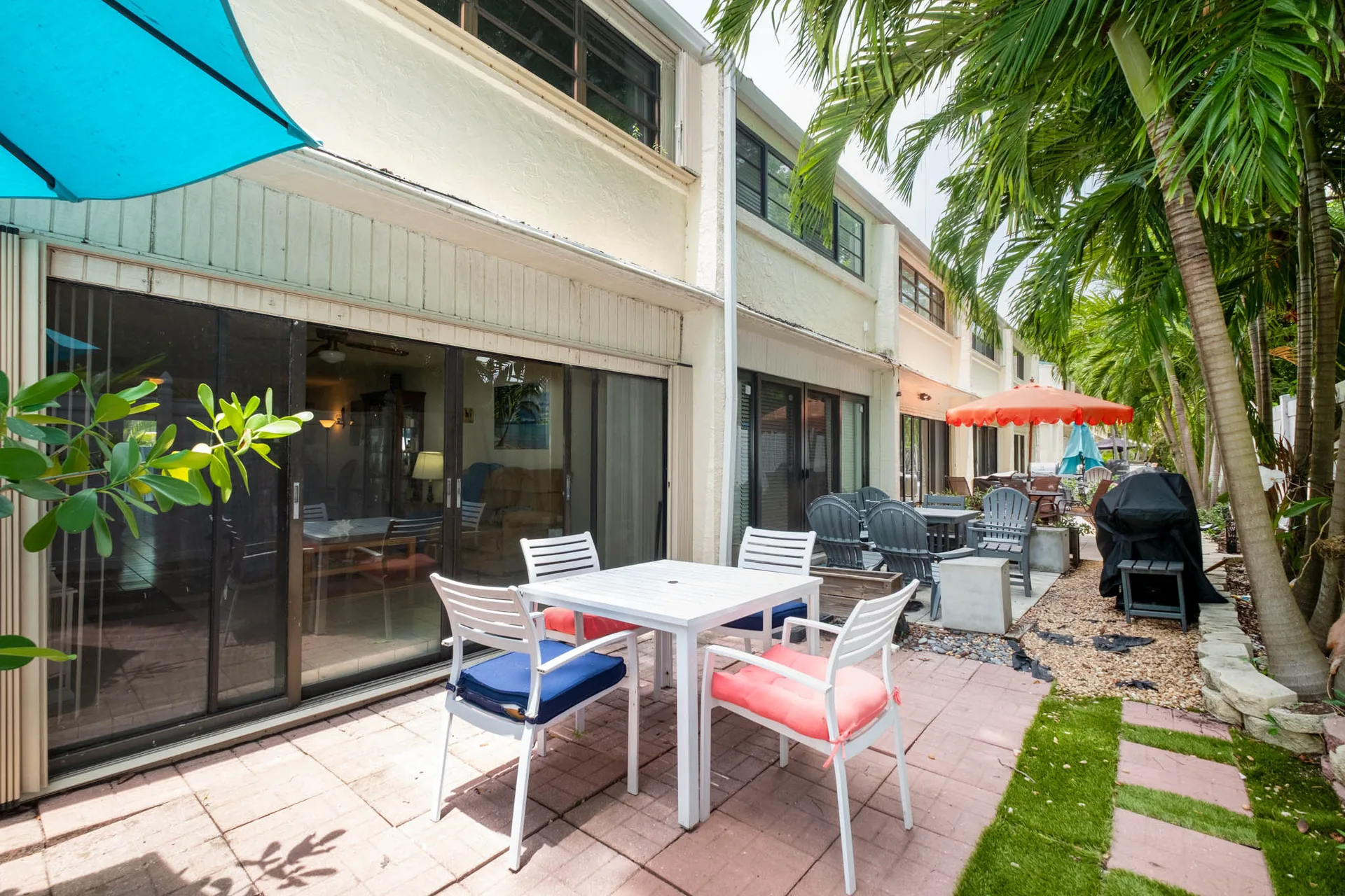 Rear patio area
