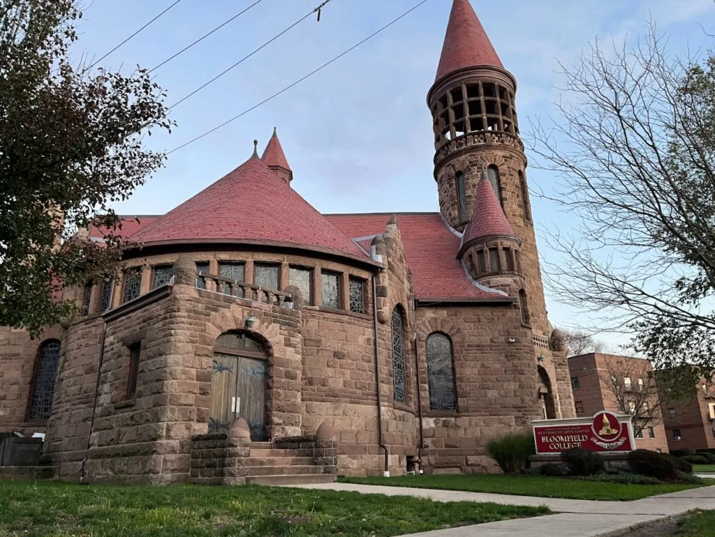 Knox Hall at Bloomfield College, a historic stone building and community landmark in Bloomfield NJ