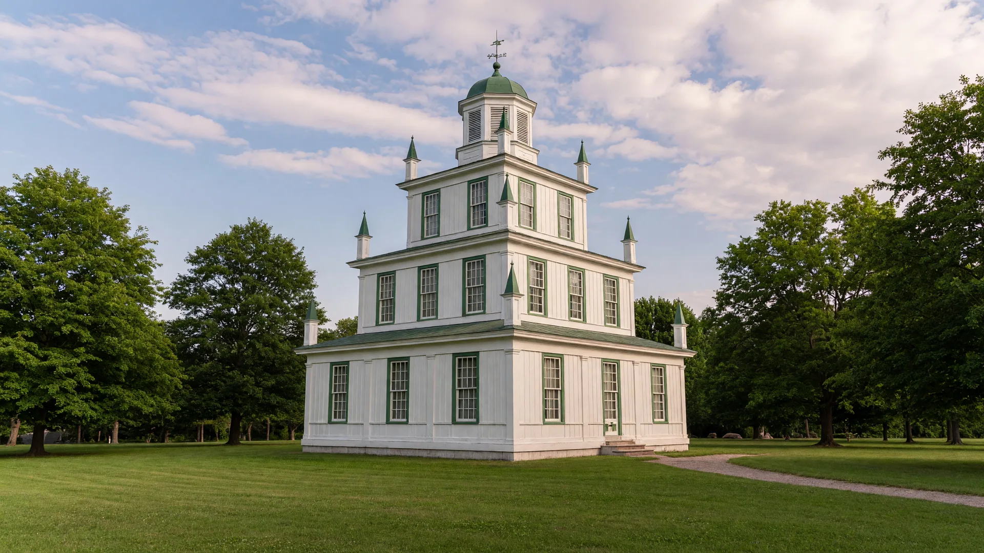 The Sharon Temple National Historic Site in East Gwillimbury, Ontario