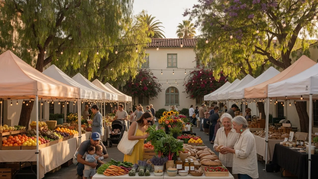 Community farmers market in Murrieta