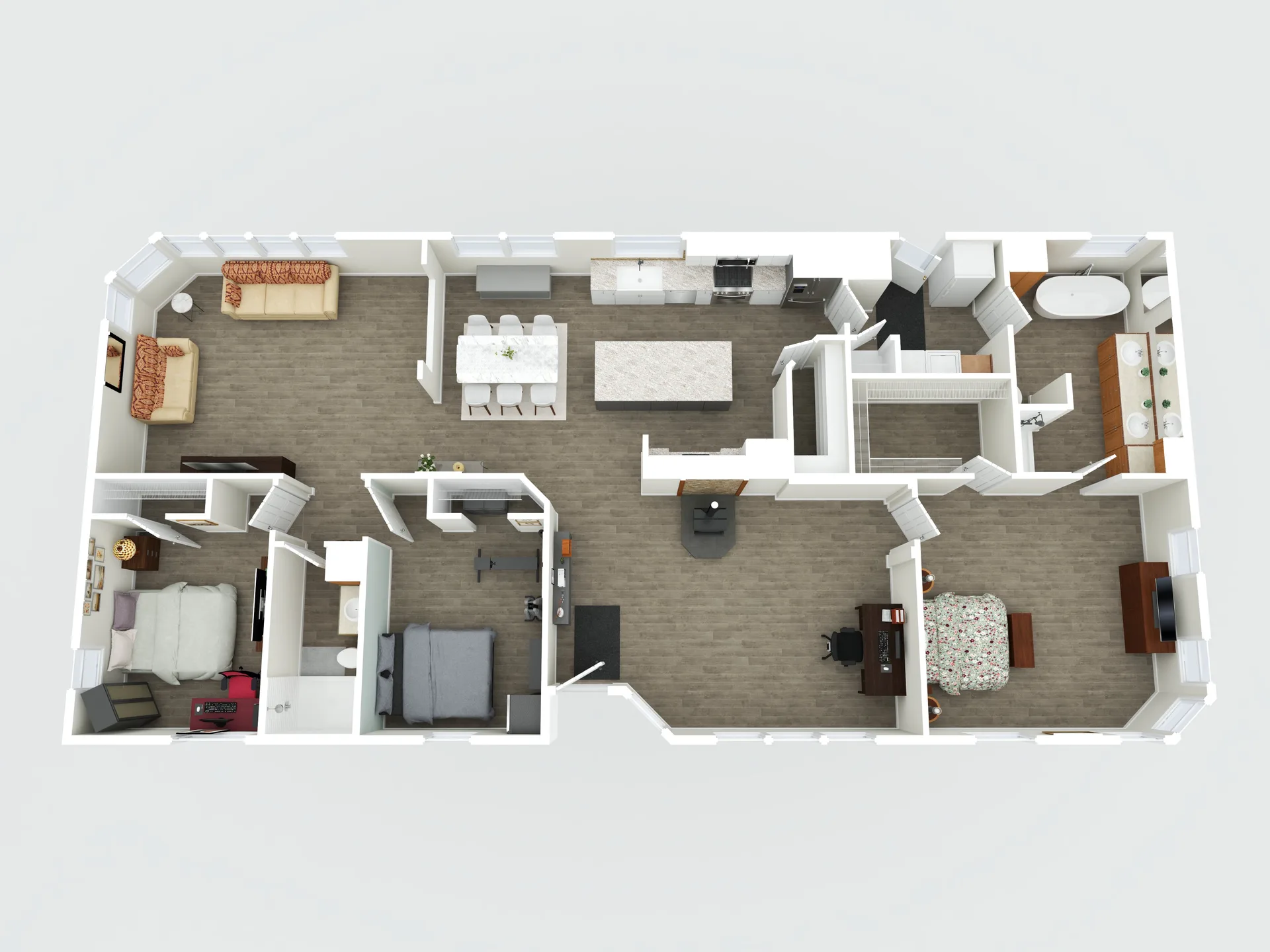 Property site overview plan showing home, shop, corral, and outdoor features on 2 acres