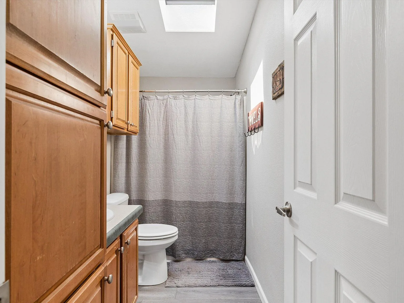 Bathroom and laundry combination room