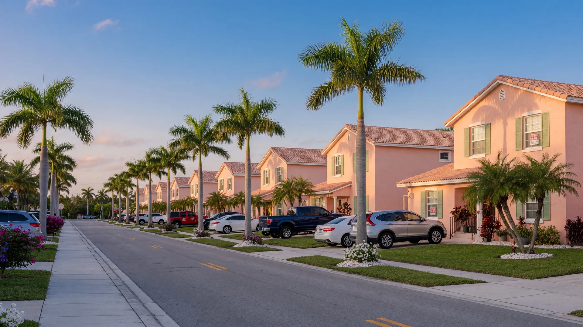 Furnished vacation rental living room in Palm Beach County