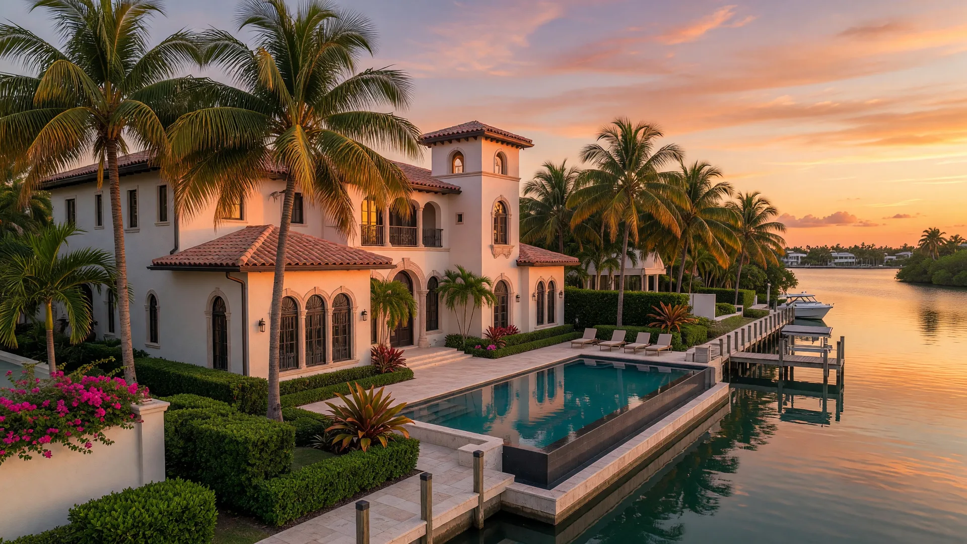 Vibrant Atlantic Avenue in downtown Delray Beach, Florida