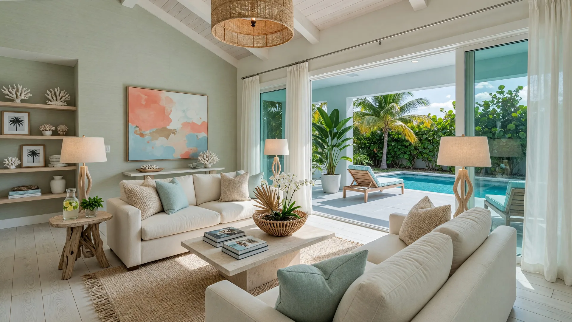 Beautifully staged home interior ready for sale in South Florida
