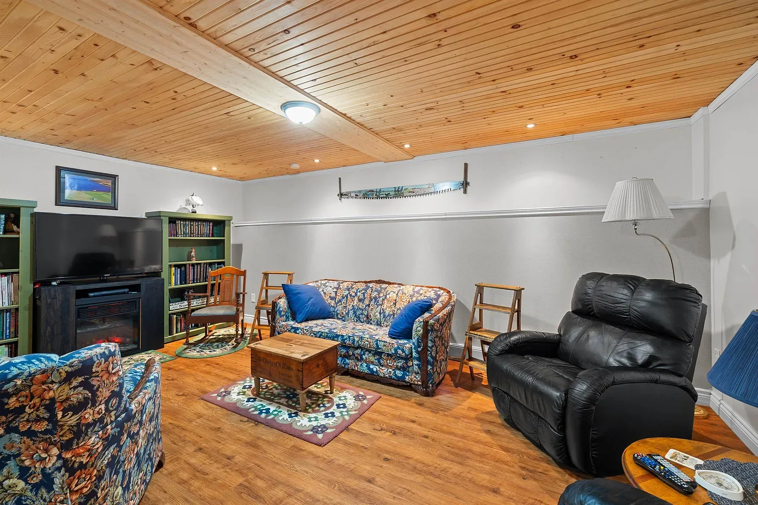 Basement living area