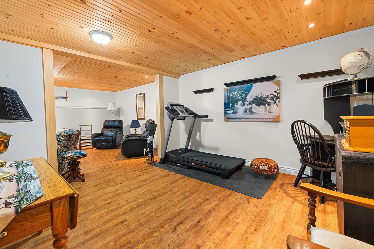 Lower level gym and multi-purpose space