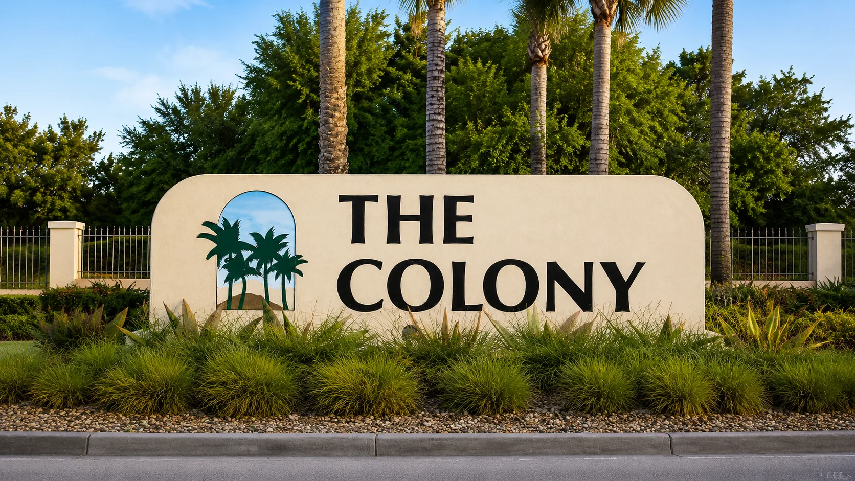 The Colony community entrance sign