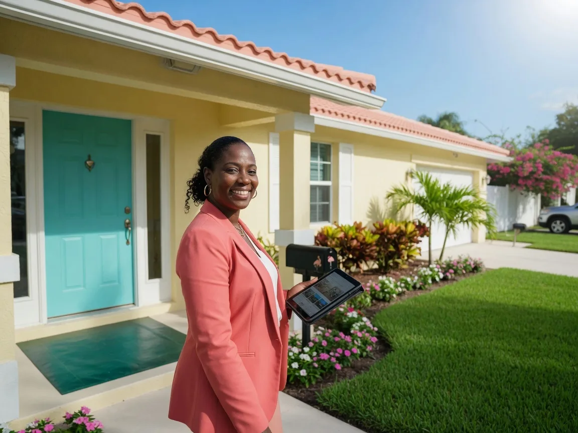 Real estate agent ready to help sell a home in South Florida