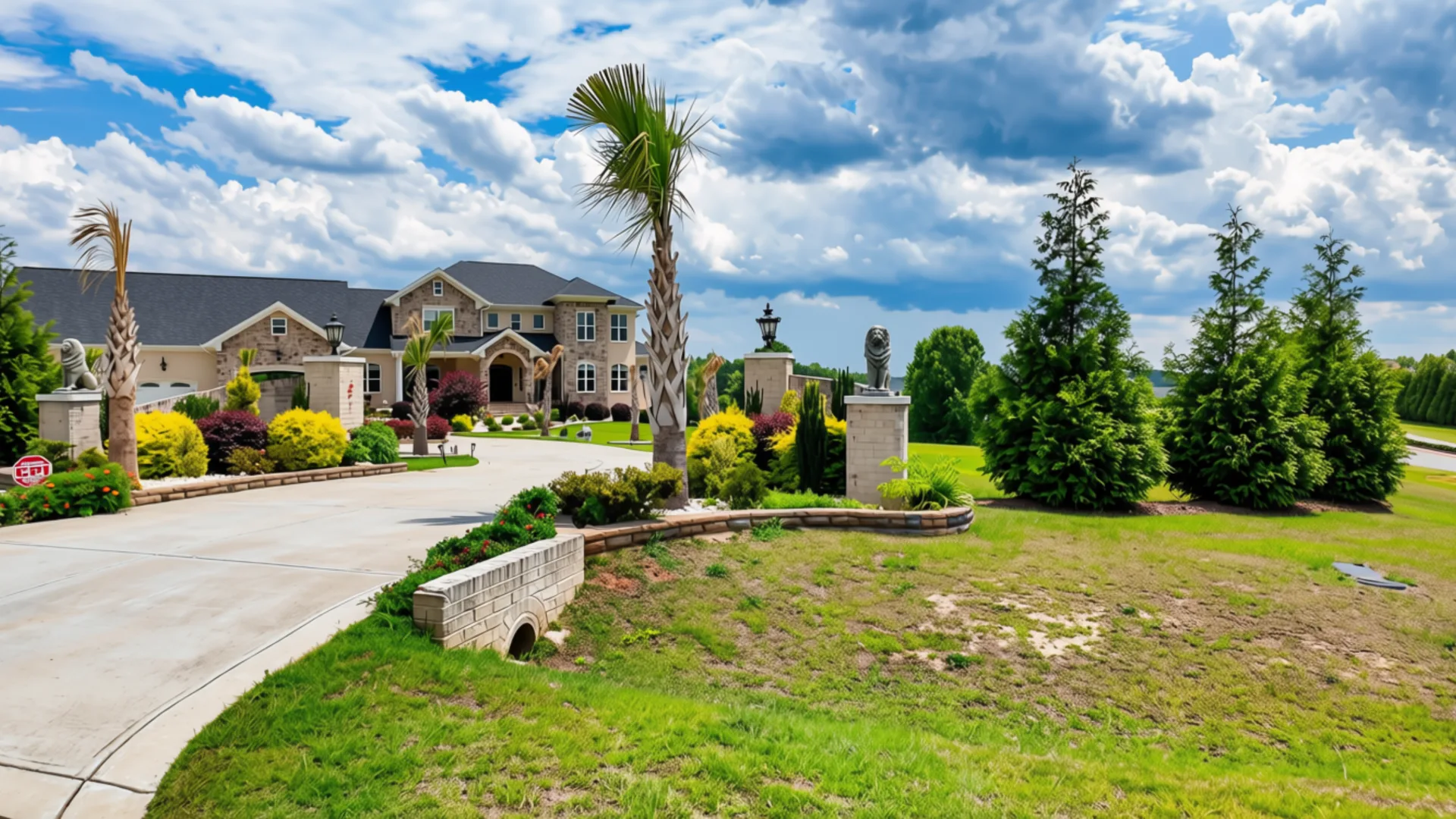Manor facade exterior at 297 Bonaventure Dr