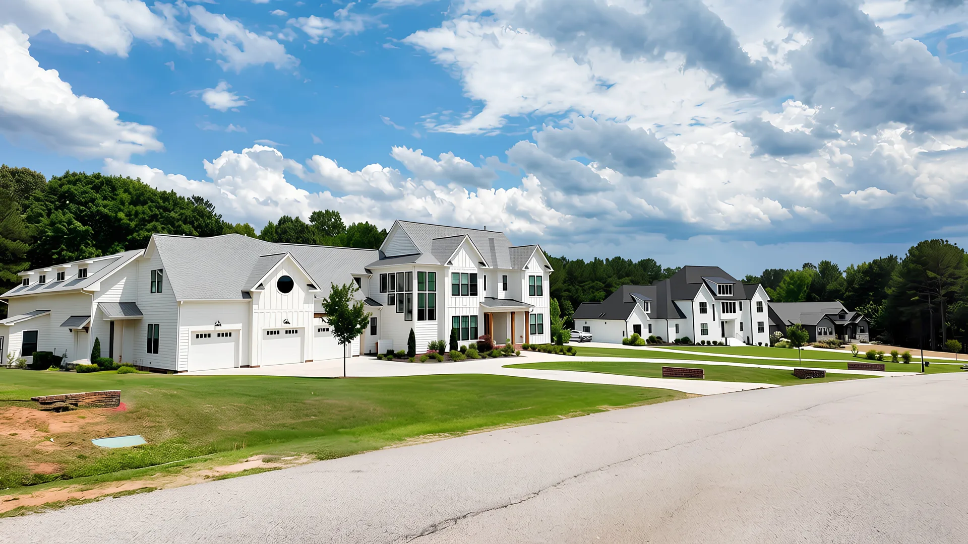 Street view of homes at Portofino community