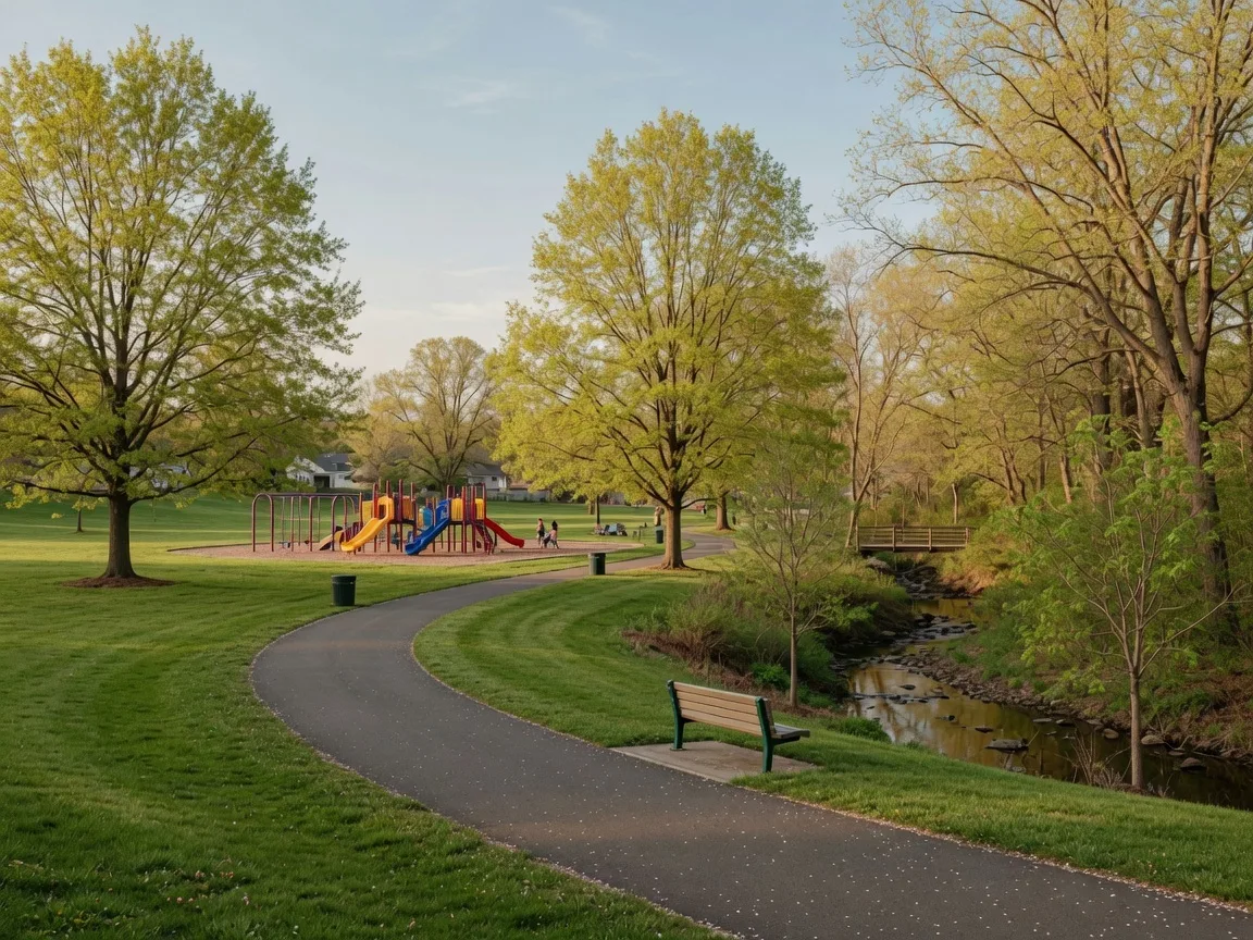 Boothwyn Park — a community park near Upper Chichester with playgrounds, walking paths, and shaded green space